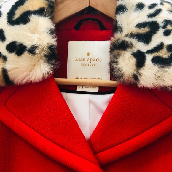 Brand New Kate Spade 100% Wool Coat - Picture 3 of 5